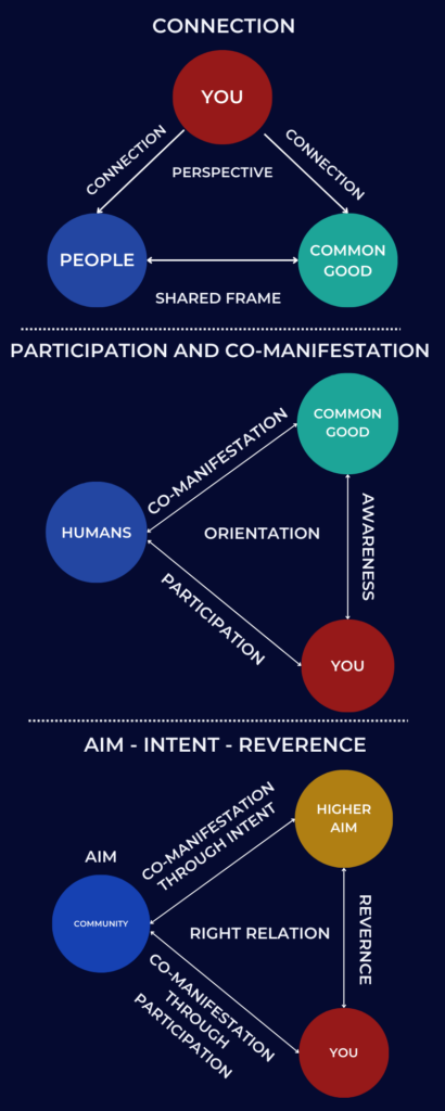  Connection, Participation and Co-Manifestation, Higher Aim and Reverence models